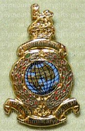 RM Globe & Laurel Lapel Pin